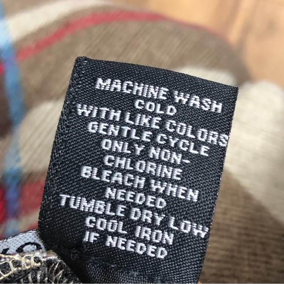 Robert Louis multi colored plaid lined belted midi skirt SZ L. G20 - Picture 5 of 6